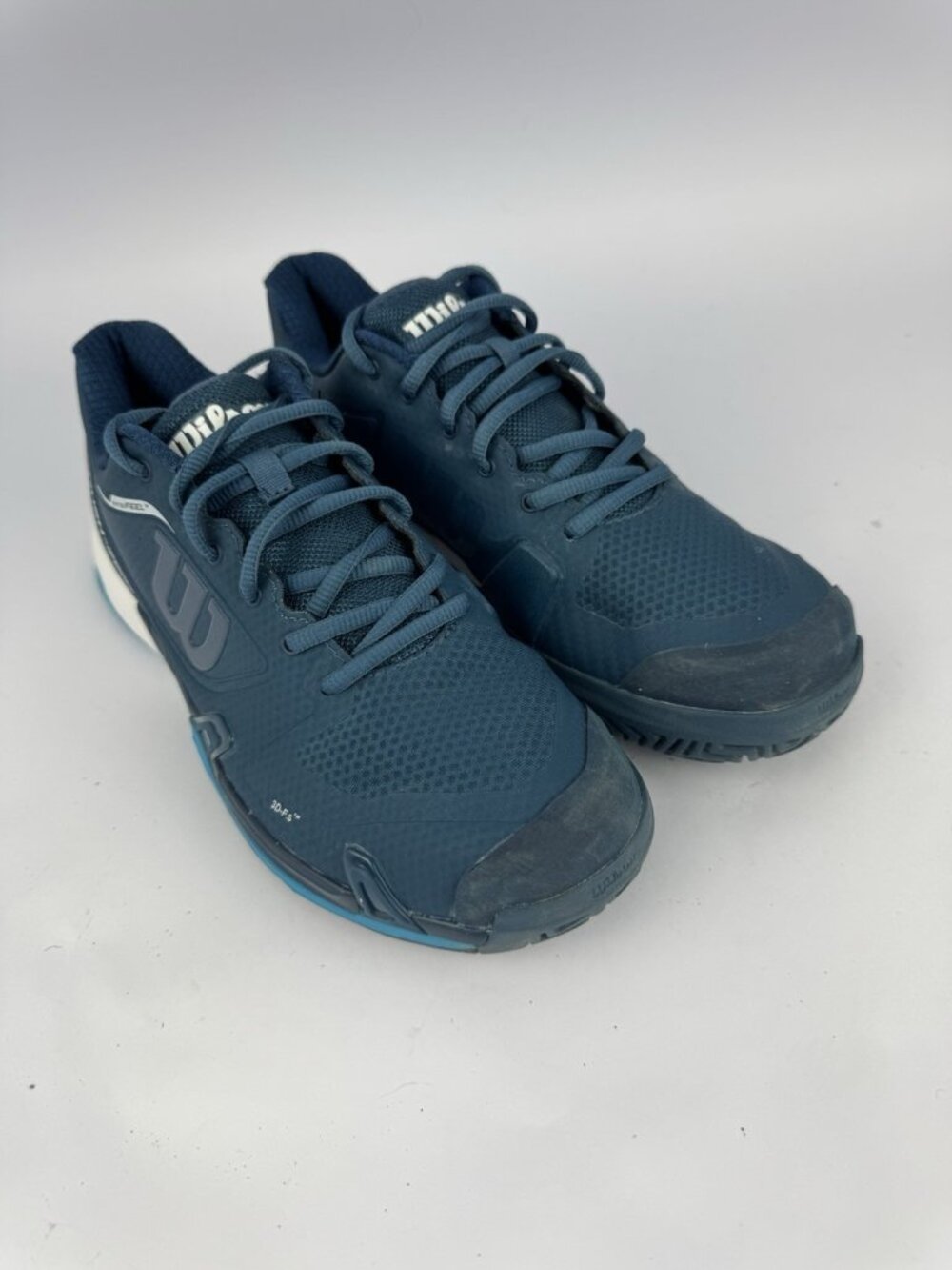 Wilson Rush Tennis Shoes Blue White Men's Size 9.5 Athletic Sneakers